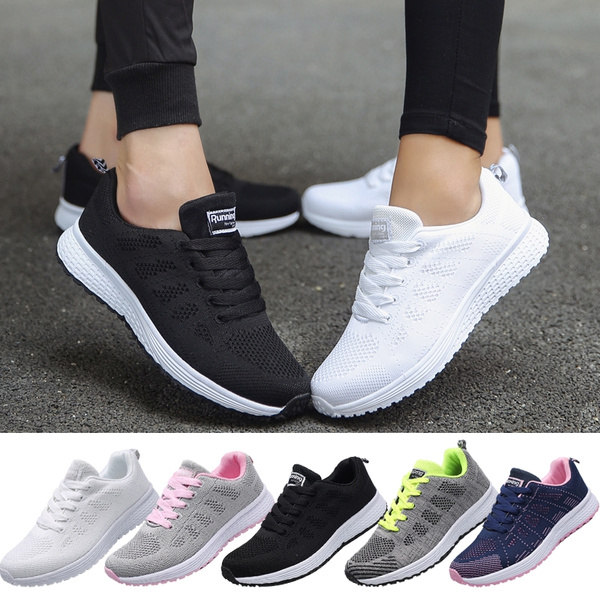 Spring Autumn Mesh Lovers Sneakers Fly 
