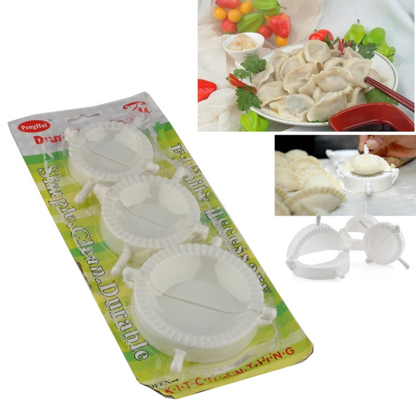 New 3pcs/set Samosa Maker Press Dough Ravioli Dumpling Mold Pastry