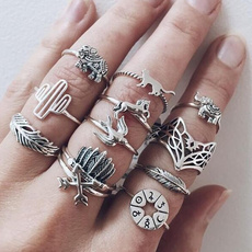 stackable, Fashion, ringset, Jewelry