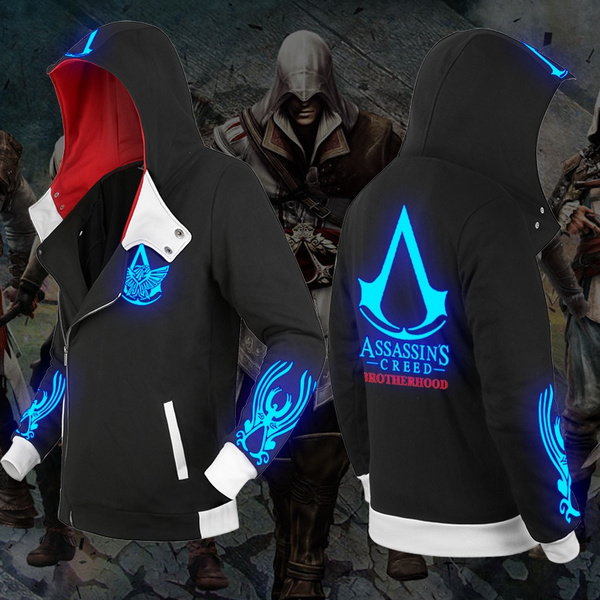 Black Assassins Creed Hooded Jacket by Devil Fashion • the dark store™