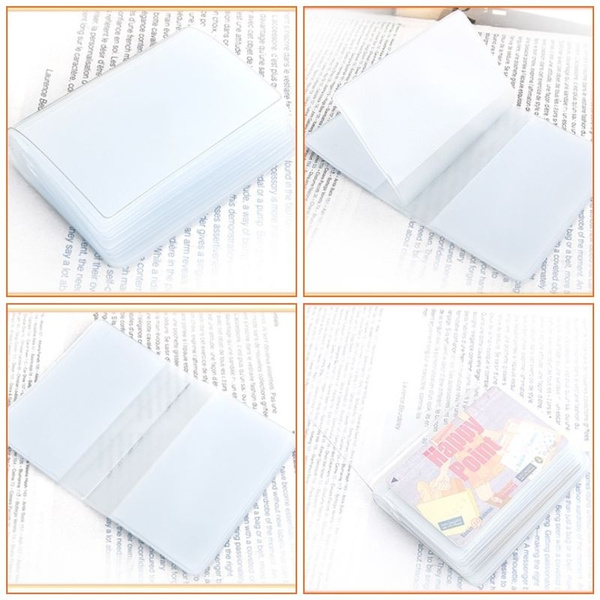 RFID Blocking Sleeves Pack of 2 10 Page 20 Card Plastic Wallet Insert for Bifold Business Credit Card Holds With Free Gift 