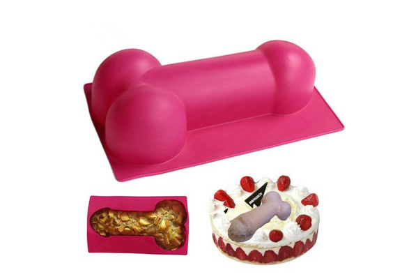 Food Grade Creative Modelling Sexy Penis Cake Mold Chocolate Mold Bread  Mold