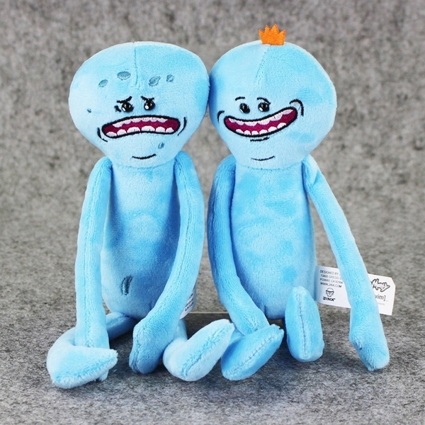 Rick and Morty Brand New! Mr.Meeseeks Happy - Plush Stuffed Toy Dolls 