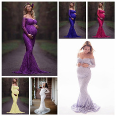 Maternity Dresses, gowns, Lace, fashionpregnantdres