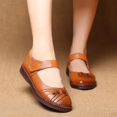 casual shoes, Plus Size, Genuine, leather