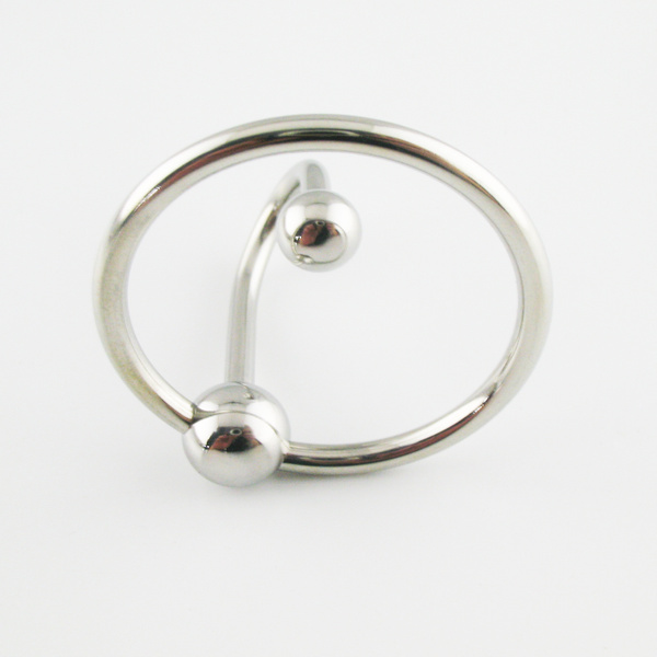 Stainless Steel Sperm Stopper With Head Ring For Men Urethra 