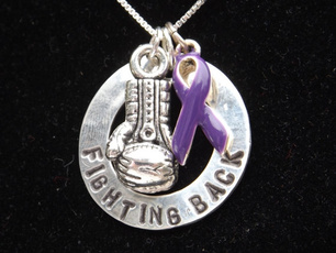 Chain Necklace, bff, purple, silvercharm