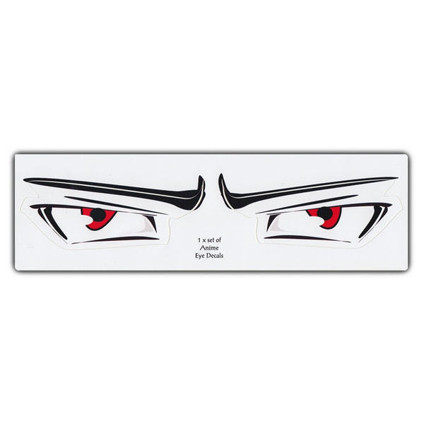 Bumper Sticker - Anime Eyes Cartoon Japan Japanese Comic Fantasy - 3.25  (Each Eye)