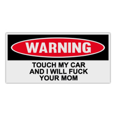 foullanguage, Cars, Stickers, Adult