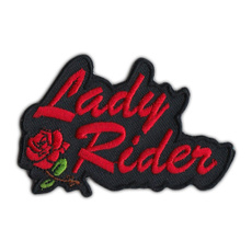 biker, Rose, patches, Motorcycle