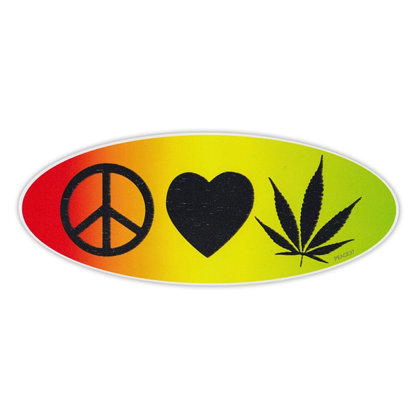 This is for you Wall Sticker One Love&Marijuana+Free Shipping! Love Bob Marley 