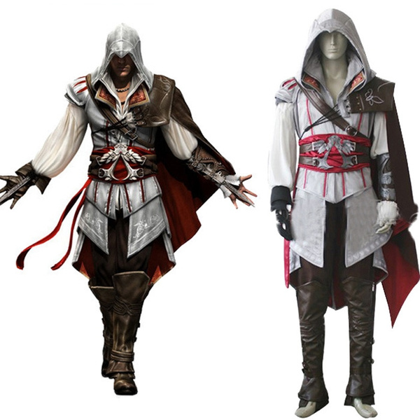 Assassin Ii Ezio Cosplay Costume Full Suit High Quality Masquerade