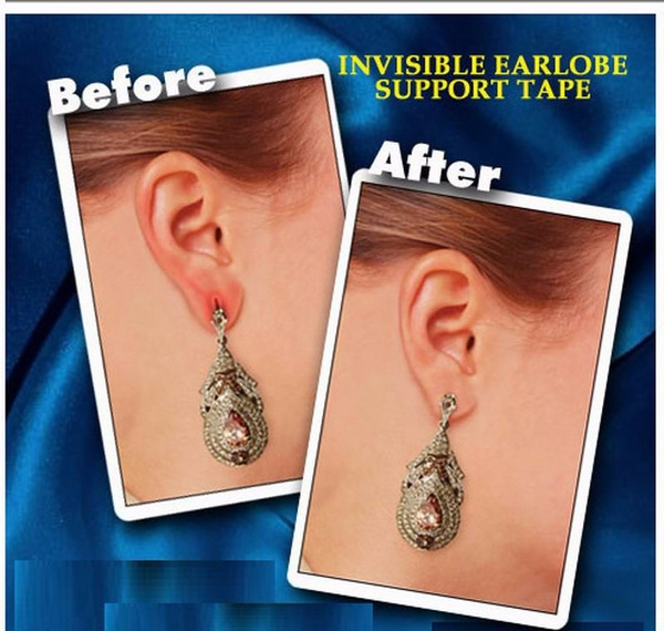 Invisible Medical Grade Stretched Relieve Strain From Heavy Earrings Ear  Lobe Support Tape Ear Lift Ear Care Ear Saver