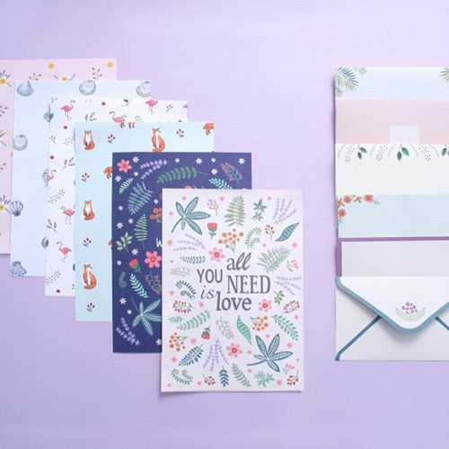 Notepaper & Envelopes - Love Letters Stationery