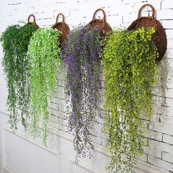 Fashion Wall Mounted Rattans Plant Plastic Wicke Bracketplant Vine Fake Greenery Home Artificial Decorative Flowers Wish - Fake Greenery Home Decor Fashion Wall Mounted Rattans Plant Plastic Wicke Bracketplant Vine Fake Greenery Home Artificial Decorative Flowers Wish - Fake Greenery Home Decor