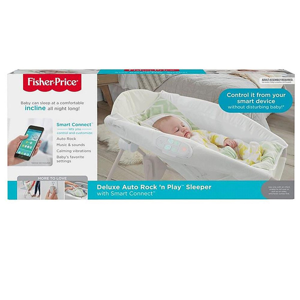 Fisher Price Deluxe Newborn Baby Auto Rock 'n Play Sleeper with