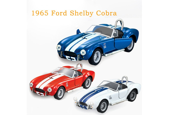 Ford 1965 Shelby 427 S/C Supercar 1/32 Diecast Car with Sound & Lightc(Color: Blue,White,Red) | Wish