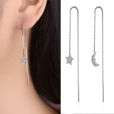 Star, Crystal Earrings, Gifts, Elegant