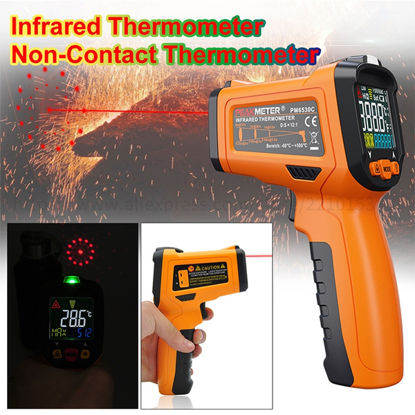 Peakmeter PM6530B Non-Contact Digital Infrared Thermometer Temperature Gun