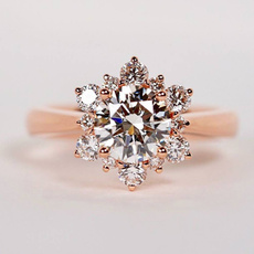 Princess, gold, proposalring, Engagement Ring