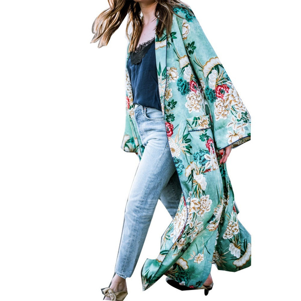 oversized maxi kimono