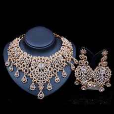 bib necklace, Fashion, Jewelry, Crystal