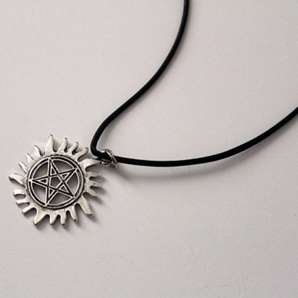 Details about   Handmade Supernatural Anti-possession Necklace Charm Hunter Cosplay Winchester 