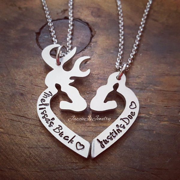 His doe and deals her buck necklaces