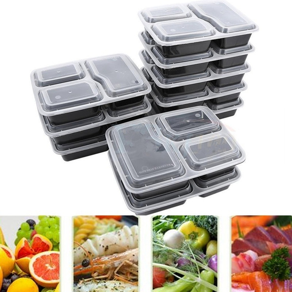 5pcs/10pcs 450ml Kitchen Baking Packaging Box Meal Prep Container