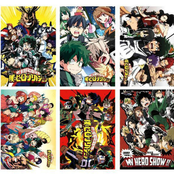 Boku no hero academia My Hero Academia Poster 8 Pcs Set Xmas Gift New Boku no hero academia My Hero Academia Poster 8 Pcs Set Xmas Gift New