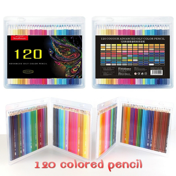 Colored Pencils Art 120, 120 Oily Colored Pencil