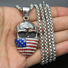 Steel, coolpunkpendant, bikerpendant, Jewelry