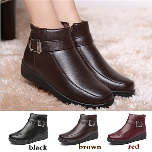 winter boots for elderly woman