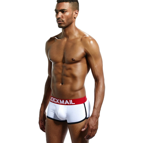 COD】New Men'S Hip-Lift Boxer Briefs With Removable Pad