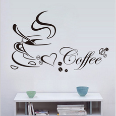 Heart, Coffee, coffeewallsticker, Home Decor