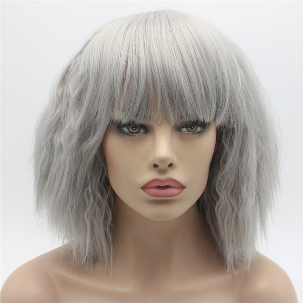 Grey wig outlet wish