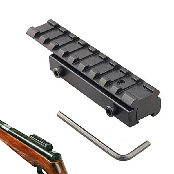 Details about   Dovetail 11mm to 20mm Weaver Picatinny Rail Adapter Converter Mount Scope Base / 