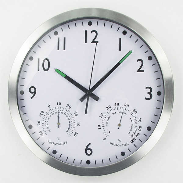 Temperature Hygrometer Wall Clock