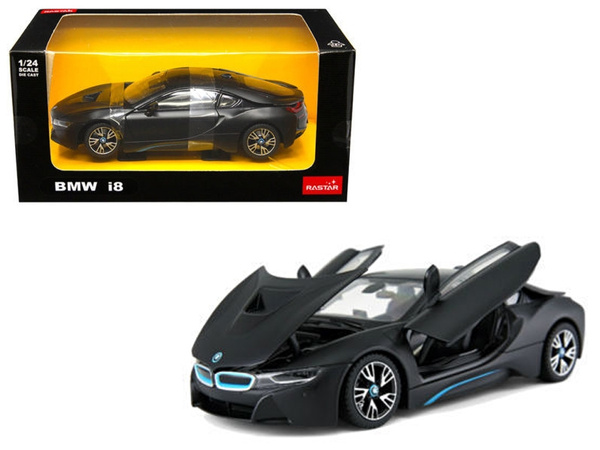 BMW I8 Matt Black 1/24 Diecast Model Car by Rastar | Wish