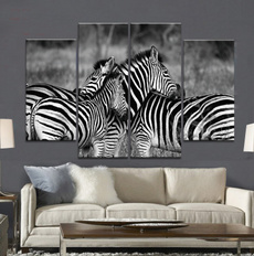 zebrafamily, art, Family, wallartpicture