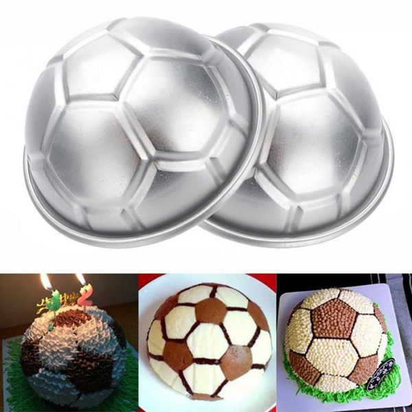 3pcs Football Shaped Cake Mold