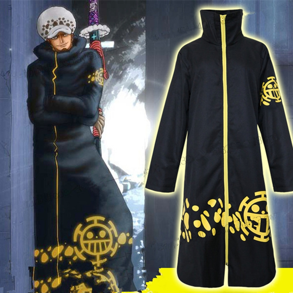 Anime One Piece Cosplay Costume Akatsuki Trafalgar Law Cartoon Cloak Cape Halloween Party Cosplay Costumes Wish