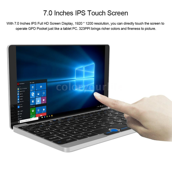 GPD Pocket 7 Inches Mini Laptop Tablet PC Windows 10 Intel Z8750 ...