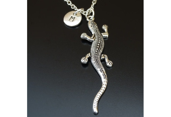 lizard pendant necklace