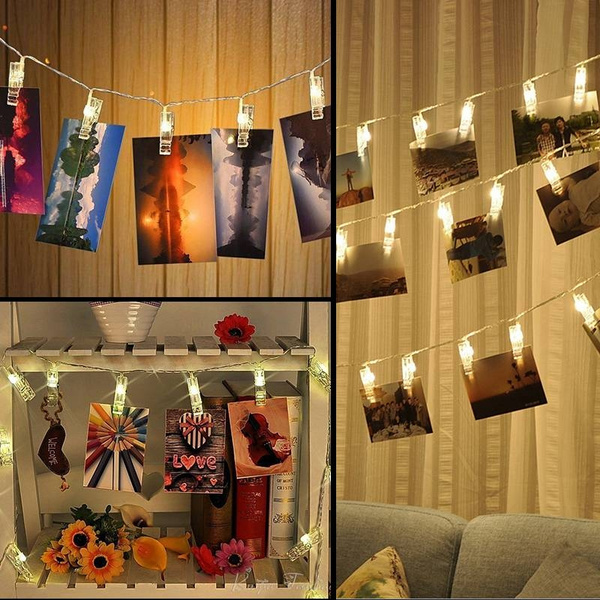 4 2m 40 Led Photo Clip String Lights Usb Powered Peg Light Hanging Warm White Multicolor Wish - Home Decor Peg String Lights 4 2m 40 Led Photo Clip String Lights Usb Powered Peg Light Hanging Warm White Multicolor Wish - Home Decor Peg String Lights