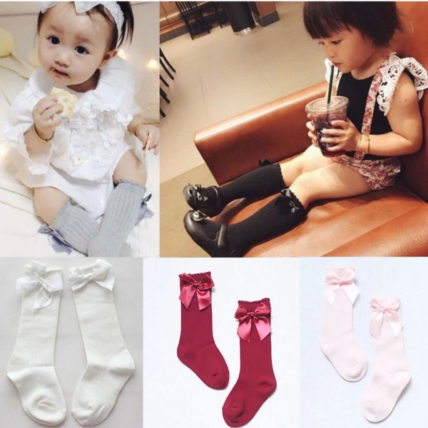 Bebe Enfant Fille Coton Nœud Papillon Chaussette Longue Haute Genou Bas 0 4ans Wish Bebe Enfant Fille Coton Nœud Papillon Chaussette Longue Haute Genou Bas 0 4ans Wish