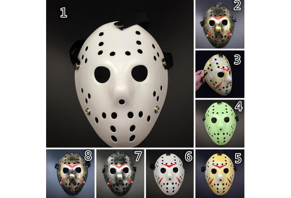 FRIDAY THE 13TH JASON VOORHEES HOCKEY MASK HALLOWEEN COSTUME PARTY HORROR  PROP