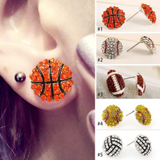 Basketball, basketballearring, Jewelry, Sports & Outdoors