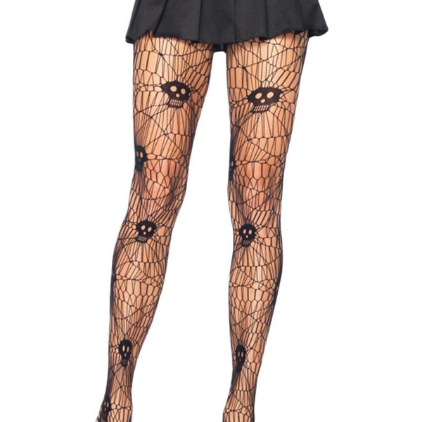 SANWU Women Fancy Pantyhose Black 
