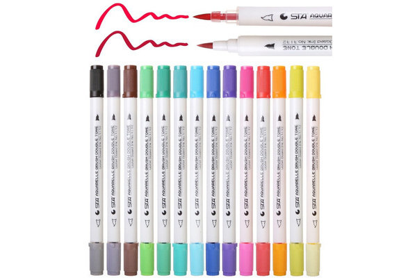 1pc Dual Tip Oil-based Marker Art Markers, Non-toxic And Water-washable For  Kids, Students And Artists, Watercolor Pens With 30 Colors Perfect For  Cartoon And Comic Drawing, Non-bleed On Paper